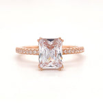 Load image into Gallery viewer, 1.50ct Radiant Moissanite Engagement Ring