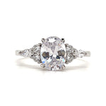 Load image into Gallery viewer, 1.00ct Oval Diamond Engagement Ring