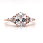 Load image into Gallery viewer, 1.00ct Oval Diamond Engagement Ring