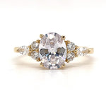 Load image into Gallery viewer, 1.00ct Oval Diamond Engagement Ring