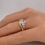 Load image into Gallery viewer, 1.00ct Oval Diamond Engagement Ring