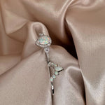 Load image into Gallery viewer, Opal Art Deco Engagement Set