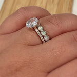 Load image into Gallery viewer, Opal Eternity Band, Opal Bezel Set Band