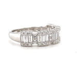 Load image into Gallery viewer, Baguette Diamond Band