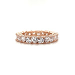 Load image into Gallery viewer, 4.50ct Heart Diamond Eternity Ring