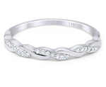 Load image into Gallery viewer, 14k Infinity Moissanite Band
