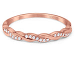 Load image into Gallery viewer, 14k Infinity Moissanite Band