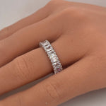 Load image into Gallery viewer, Large Baguette Diamond Band