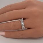 Load image into Gallery viewer, Large Baguette Diamond Band