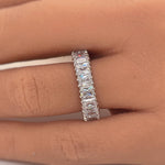 Load image into Gallery viewer, Large Baguette Diamond Band