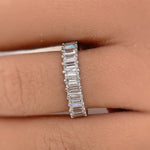 Load image into Gallery viewer, Baguette Diamond Band