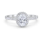 Load image into Gallery viewer, 1.00ct Oval Moissanite Engagement Ring