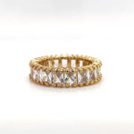 Load image into Gallery viewer, Large Baguette Diamond Band