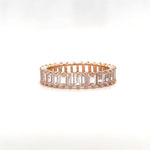 Load image into Gallery viewer, Baguette Diamond Band