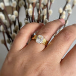 Load image into Gallery viewer, 2.50 Elongated Cushion Cut Moissanite Engagement Ring