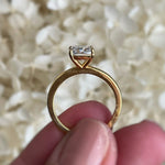 Load image into Gallery viewer, 2.50 Elongated Cushion Cut Moissanite Engagement Ring
