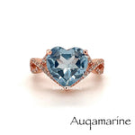 Load image into Gallery viewer, 3 Ring Set 3.00ct Heart Engagement Ring Set