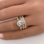 Load image into Gallery viewer, 2.50ct Oval Moissanite Engagement Ring