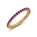 Load image into Gallery viewer, Amethyst Eternity Band