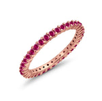 Load image into Gallery viewer, Garnet Eternity Band
