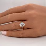 Load image into Gallery viewer, 2.50ct Oval Moissanite Engagement Ring