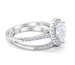 Load image into Gallery viewer, Pear Rose Quartz Engagement Ring