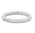 Load image into Gallery viewer, Diamond Rope Band, Braided Band