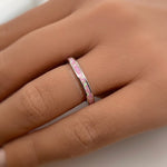 Load image into Gallery viewer, Pink Fire Opal Eternity Band