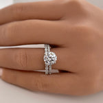 Load image into Gallery viewer, 2.00ct Solitaire Engagement Ring Set