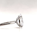 Load image into Gallery viewer, 3.00ct Pear Moissanite Engagement Ring