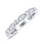 Load image into Gallery viewer, Art Deco Sterling Silver Wedding Band