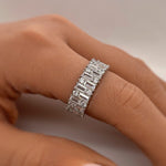 Load image into Gallery viewer, Baguette Diamond Band