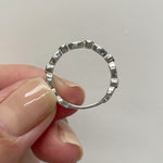 Load image into Gallery viewer, Art Deco Sterling Silver Wedding Band