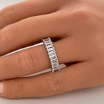 Load image into Gallery viewer, Baguette Diamond Band