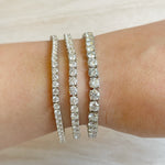 Load image into Gallery viewer, Genuine Moissanite Tennis Bracelet