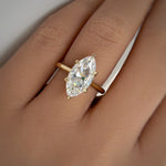 Load image into Gallery viewer, 3.00ct Marquise Tulip Basket Engagement Ring