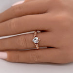 Load image into Gallery viewer, Irish Claddagh Promise Ring, Heart Simulated Diamond Accent Claddagh Engagement Ring, Traditional Irish Ring