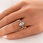 Load image into Gallery viewer, Dainty Marquise Art Deco Engagement Ring, Marquise Ring, Art Deco Minimalist Wedding Ring, Promise Ring