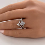 Load image into Gallery viewer, Dainty Marquise Art Deco Engagement Ring, Marquise Ring, Art Deco Minimalist Wedding Ring, Promise Ring