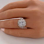 Load image into Gallery viewer, 2.50ct Art Deco Cushion Cut Engagement Ring, Cushion Cut Diamond, Antique Ring, Wedding Ring, Art Deco Proposal Ring, Bridal Ring