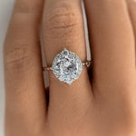 Load image into Gallery viewer, 1.00ct Round Moissanite Solitaire Ring, 6 Prong Moissanite Engagement Ring, Bridal Ring, Proposal Ring, Sterling Silver with Vermeil