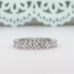 4.50ct Heart Diamond Eternity Ring