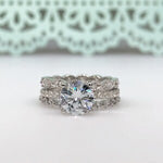 Load image into Gallery viewer, 2.00ct Art Deco Engagement Ring Set
