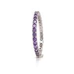 Load image into Gallery viewer, Amethyst Eternity Band
