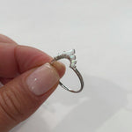 Load image into Gallery viewer, 14k Curved Opal Band, Fitted Opal Ring
