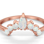Load image into Gallery viewer, Curved Opal Band, Fitted Opal Ring

