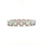 Load image into Gallery viewer, Opal Eternity Band, Opal Bezel Set Band
