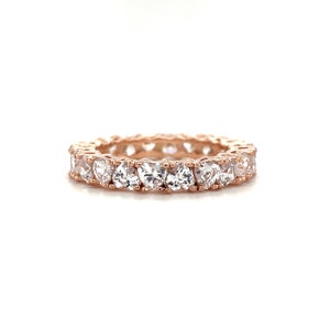 4.50ct Heart Diamond Eternity Ring