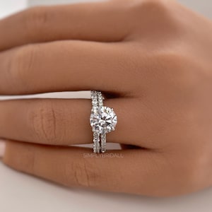 2.00ct Solitaire Engagement Ring Set