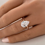 Load image into Gallery viewer, 3.00ct Pear Moissanite Engagement Ring
